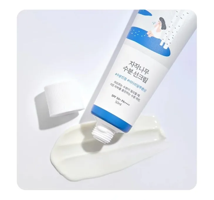 Round LAB Birch Juice Moisturizing Sun Cream SPF50+ PA++++ nawilżający krem ochronny z sokiem z brzozy 50ml