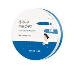 Round LAB Birch Juice Moisutrizing Sun Cushion SPF 50+ PA++++ nawilżający krem ochronny w poduszeczce z sokiem z brzozy 15 g