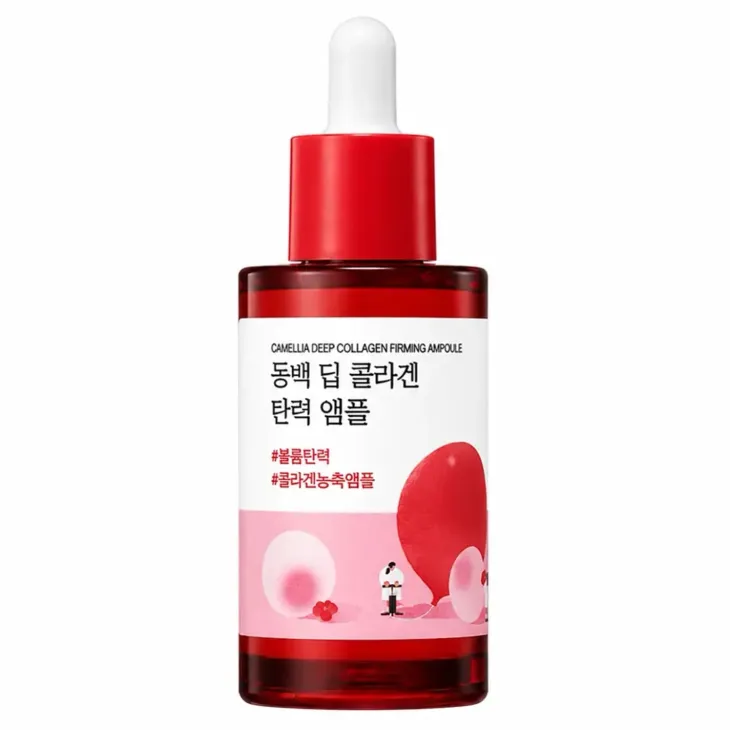 Round Lab Camellia Deep Collagen Firming Ampoule odżywcza ampułka ujędrniająca do twarzy z kolagenem 30 ml
