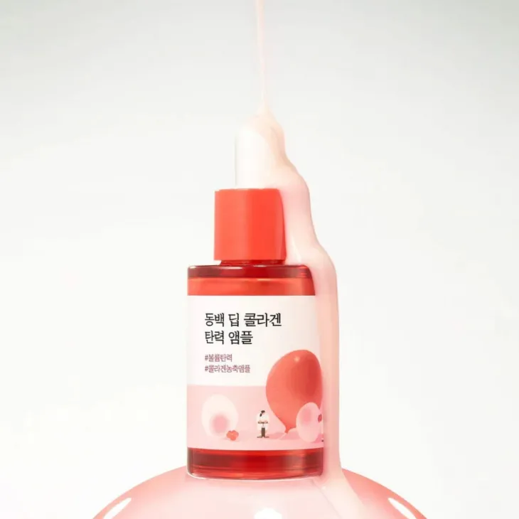 Round Lab Camellia Deep Collagen Firming Ampoule odżywcza ampułka ujędrniająca do twarzy z kolagenem 30 ml