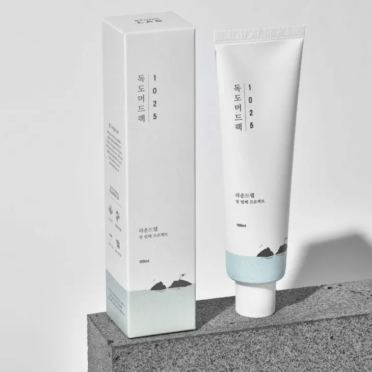 Round Lab 1025 Dokdo Mud Pack oczyszczająca maska do twarzy z glinką 100 ml