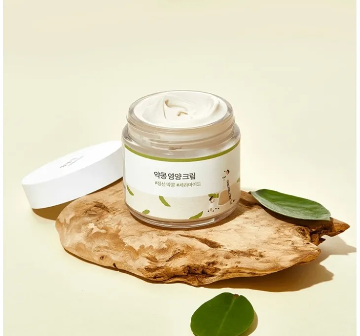 Round LAB Soybean Nourishing Cream regenerująco-odżywczy krem do twarzy z wyciągiem z czarnej soi i ceramidami 80 ml