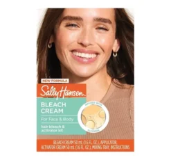 Sally Hansen zestaw do rozjaśniania włosków na twarzy i ciele krem 50 ml + aktywator 50 ml