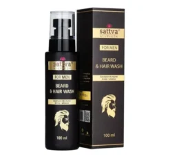 Sattva Ayurveda For Men szampon do mycia brody i włosów 100 ml