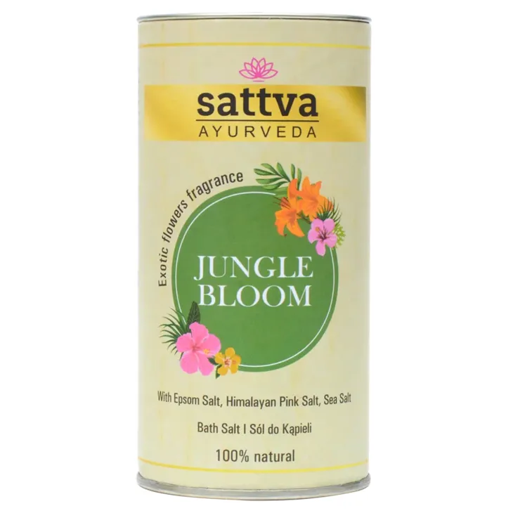 Sattva Ayurveda Jungle Bloom naturalna sól do kąpieli 300 g