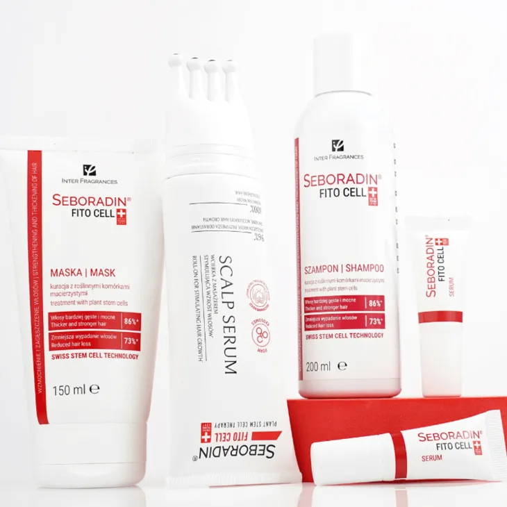 Seboradin Fito Cell Scalp Serum wcierka z masażerem stymulująca wzrost włosów 100 ml