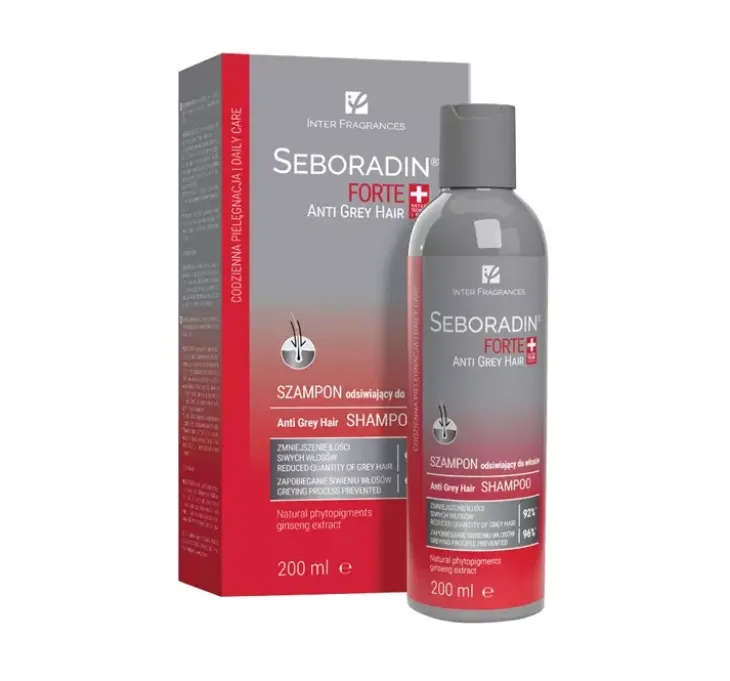 Seboradin Forte Anti Grey Hair szampon odsiwiający do włosów 200 ml