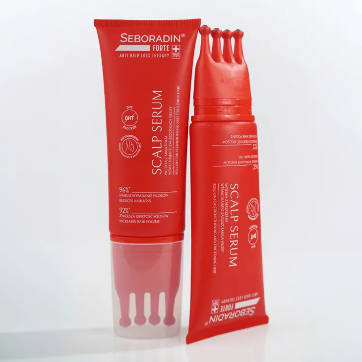 Seboradin Forte Scalp Serum wcierka z masażerem wzmacniająco-zagęszczająca włosy 100 ml