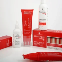 Seboradin Forte Scalp Serum wcierka z masażerem wzmacniająco-zagęszczająca włosy 100 ml