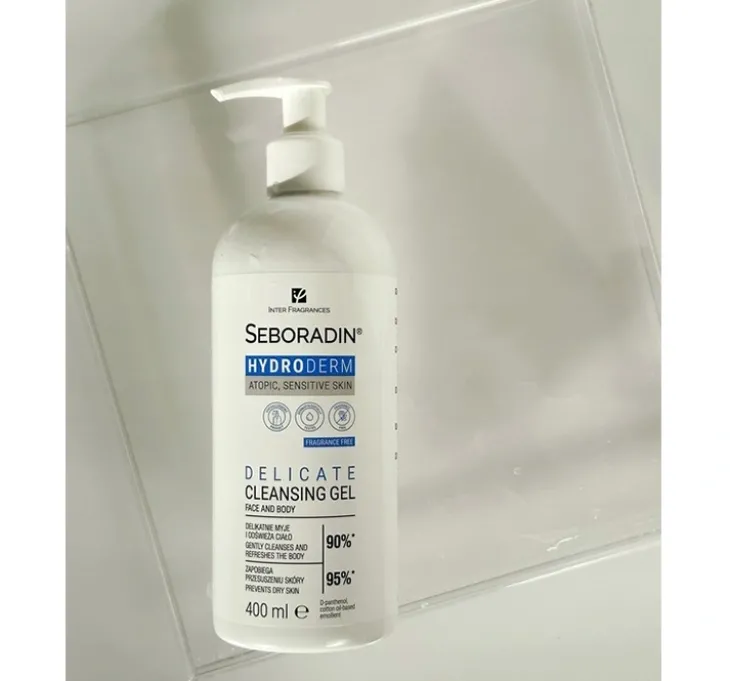 Seboradin Hydroderm delikatny żel do mycia ciała skóra atopowa i wrażliwa 400 ml