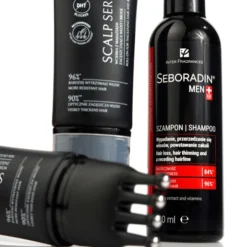 Seboradin Men Forte Scalp Serum wcierka z masażerem zagęszczająca włosy i brodę 100 ml