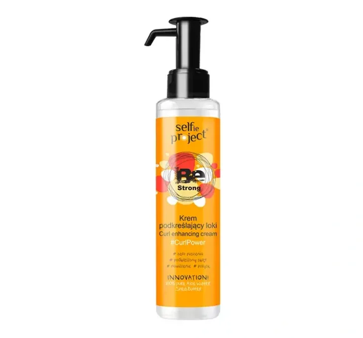 Selfie Project Be Strong krem podkreślający loki do włosów kręconych i falowanych 150ml