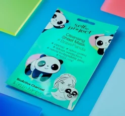 SELFIE PROJECT CLEANSING BRAVE PANDA MASECZKA W PŁACHCIE DO TWARZY1 SZTUKA