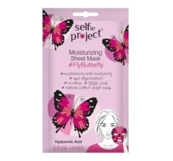 Selfie Project Moisturizing Fly Butterfly maseczka w płachcie do twarzy 1 sztuka