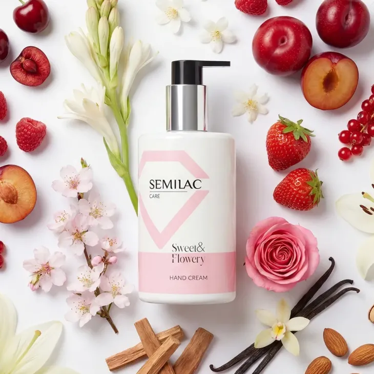 Semilac Care krem do rąk Sweet & Flowery 250 ml