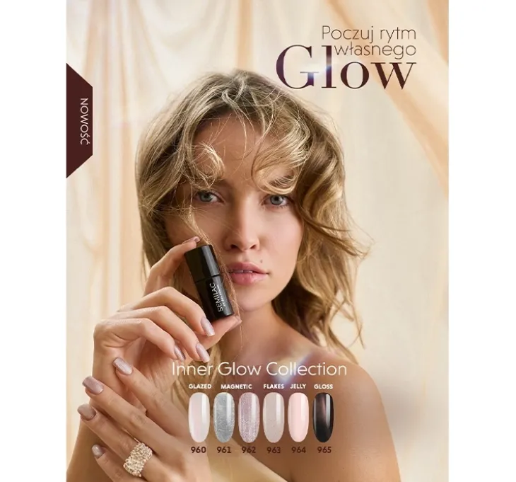 Semilac Inner Glow lakier hybrydowy 962 Magnetic Mocha 7 ml