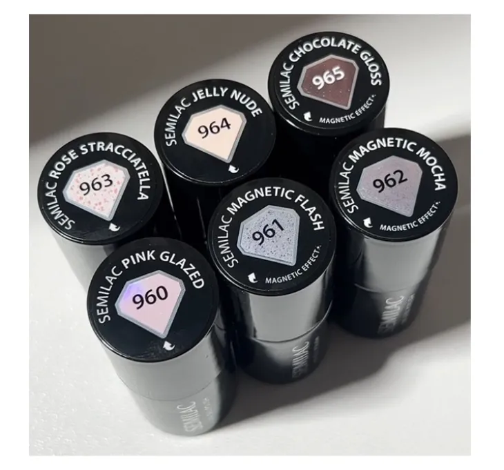 Semilac Inner Glow lakier hybrydowy 962 Magnetic Mocha 7 ml