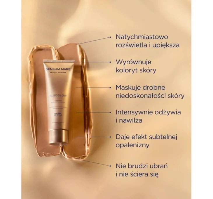 Sensum Mare Algoglow rozświetlający balsam brązujący do ciała 125 ml