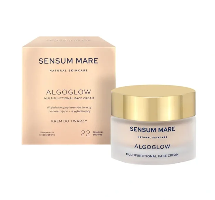 Sensum Mare Algoglow rozświetlająco-wygładzający krem do twarzy 50 ml