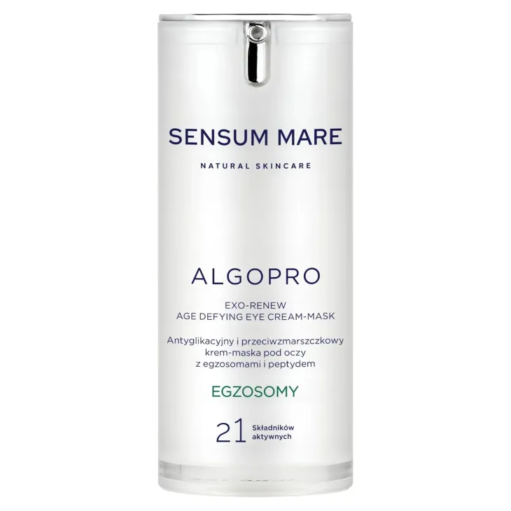 Sensum Mare Algopro antyglikacyjny i przeciwzmarszczkowy krem-maska pod oczy z egzosomami 15 ml