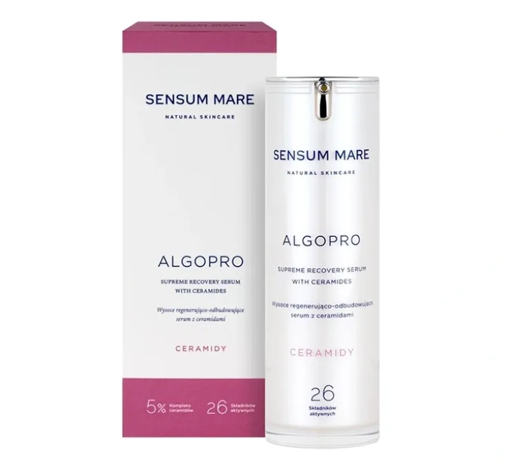 Sensum Mare Algopro regenerująco-odbudowujące serum do twarzy z ceramidami 30 ml
