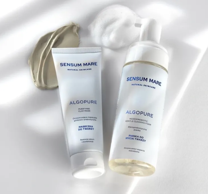 Sensum Mare Algopure mikroprebiotyczna pianka do mycia twarzy 150 ml