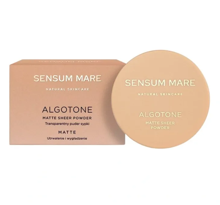 Sensum Mare Algotone Matte transparentny sypki puder o matowym wykończeniu 10 g
