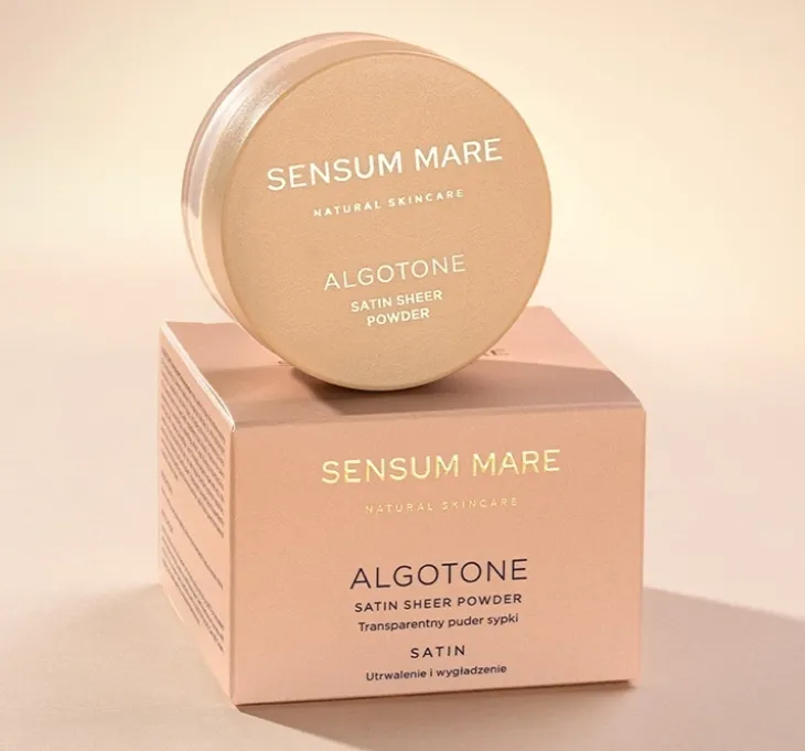 Sensum Mare Algotone Satin transparentny sypki puder o satynowym wykończeniu 10 g