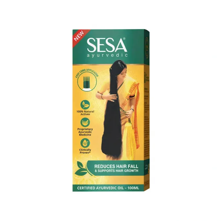 Sesa Ayurvedic indyjski olejek na porost włosów 45 ml