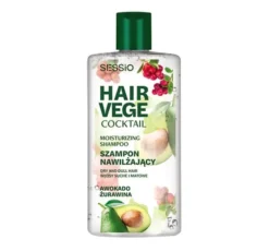 Sessio Hair Vege Cocktail nawilżający szampon do włosów Awokado Żurawina 300g