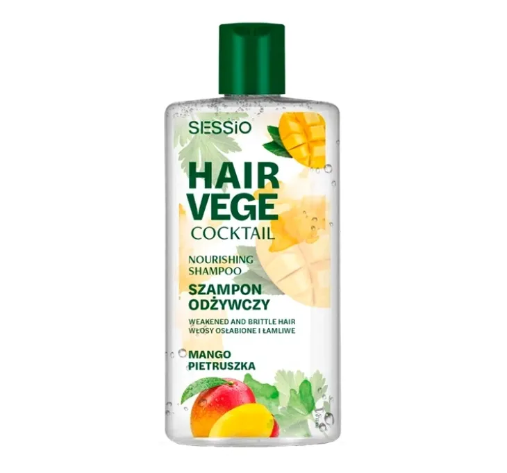Sessio Hair Vege Cocktail odżywczy szampon do włosów Mango Pietruszka 300g