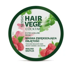 Sessio Hair Vege Coctail maska zwiększająca objętość włosów Malina Bazylia 250g