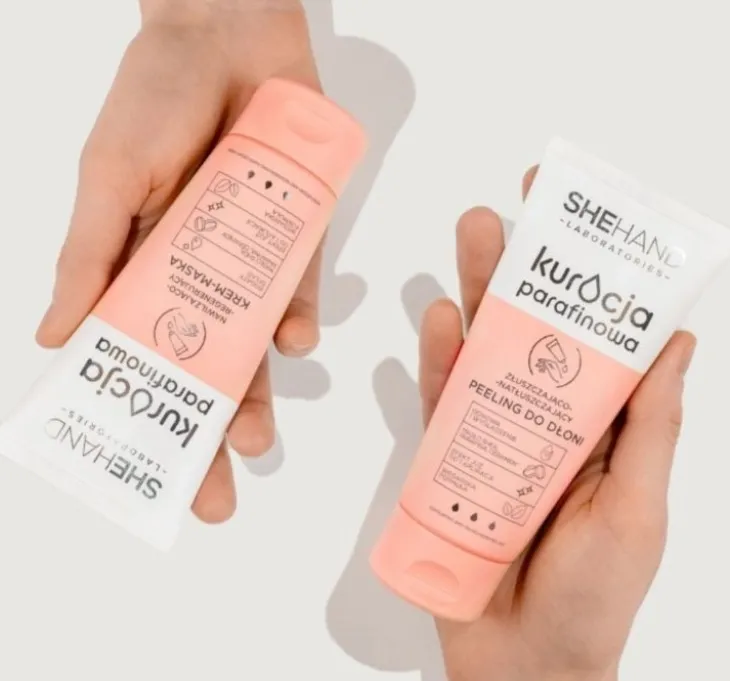 SheHand Kuracja Parafinowa złuszczająco-natłuszczający peeling do dłoni 75g