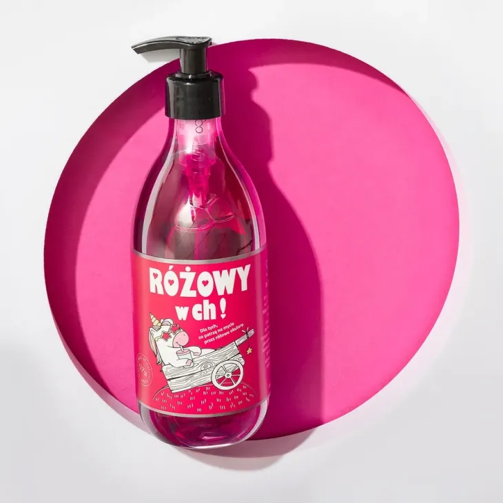 Shots! żel do mycia ciała i rąk Różowy w ch! 500 ml