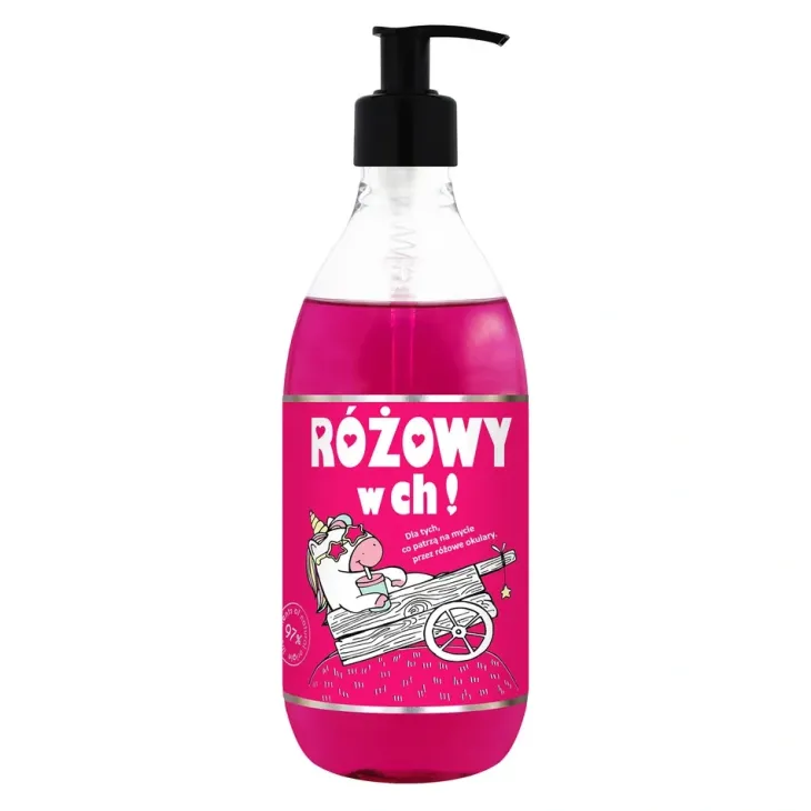 Shots! żel do mycia ciała i rąk Różowy w ch! 500 ml