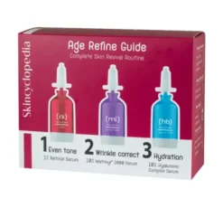 Skincyclopedia Age Refine Guide zestaw kosmetyków do pielęgnacji twarzy 3x15ml