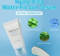 SKIN1004 Madagascar Centella Hyalu-Cica Water-Fit Sun Serum SPF50+ krem ochronny do twarzy 15ml