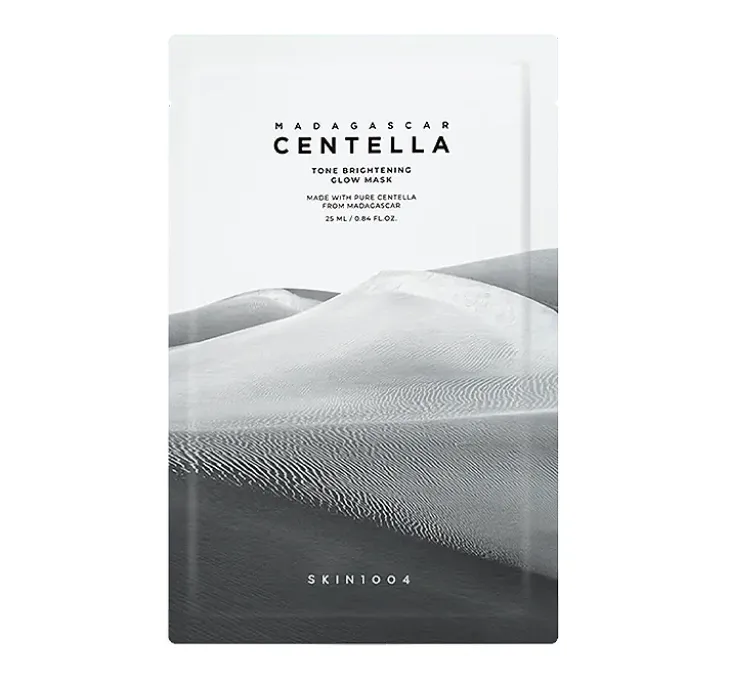 SKIN1004 Madagascar Centella Tone Brightening Glow Mask rozświetlająca maska w płachcie 25 ml