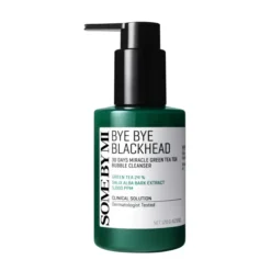Some By Mi Bye Bye Blackhead 30 Days Miracle Green Tea Tox Bubble Cleanser aktywna pianka oczyszczająca przeciw zaskórnikom 120 g
