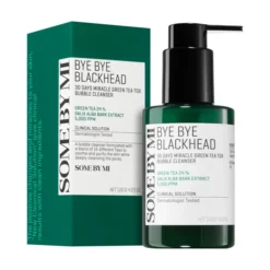 Some By Mi Bye Bye Blackhead 30 Days Miracle Green Tea Tox Bubble Cleanser aktywna pianka oczyszczająca przeciw zaskórnikom 120 g