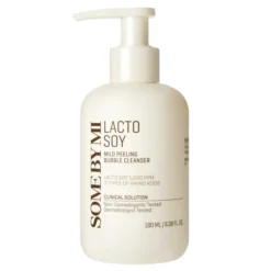 Some By Mi Lactosoy Mild Peeling Bubble Cleanser łagodna pianka do mycia twarzy 180 ml