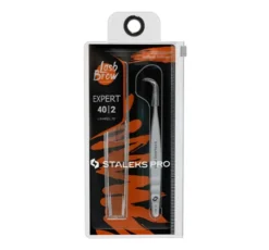 Staleks Pro Expert Lash Brow profesjonalna pęseta do rzęs TE-40/2