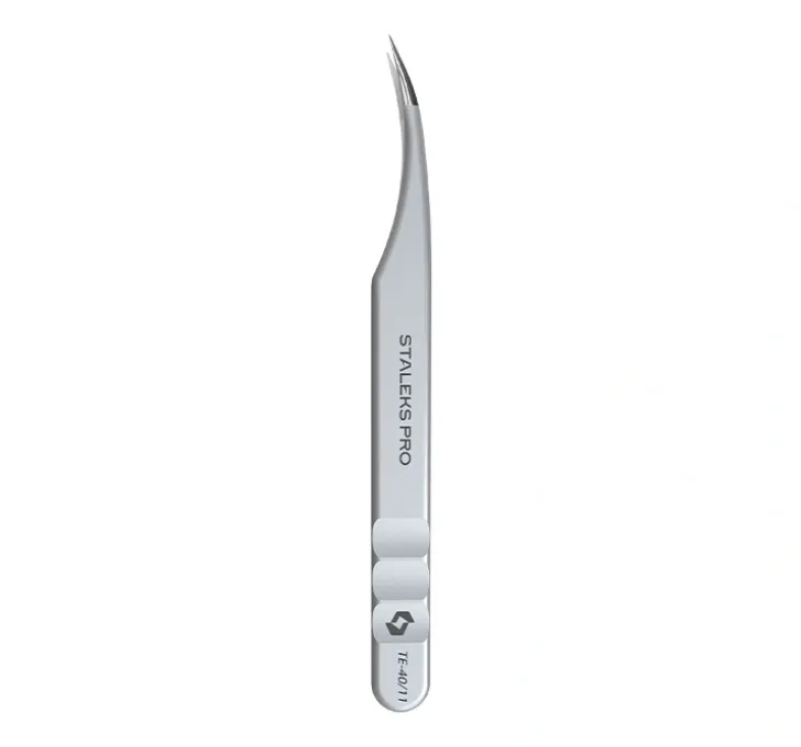 Staleks Pro Expert Lash Brow profesjonalna pęseta do rzęs TE-40/11