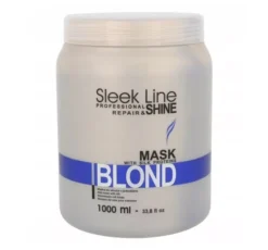 STAPIZ SLEEK LINE BLOND MASKA DO WŁOSÓW BLOND SIWYCH I ROZJAŚNIANYCH Z JEDWABIEM 1L