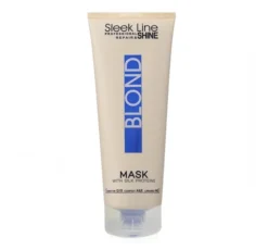 Stapiz Sleek Line blond maska do włosów blond siwych i rozjaśnianych z jedwabiem 250ml