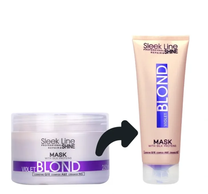 STAPIZ SLEEK LINE VIOLET BLOND MASKA DO WŁOSÓW 250ML