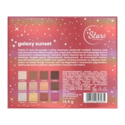 Stars From The Stars Galaxy Sunset paleta cieni do powiek 14,4 g