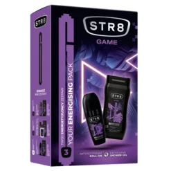 STR8 Game antyperspirant roll-on 50 ml + żel pod prysznic 250 ml