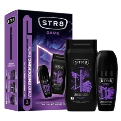 STR8 Game antyperspirant roll-on 50 ml + żel pod prysznic 250 ml