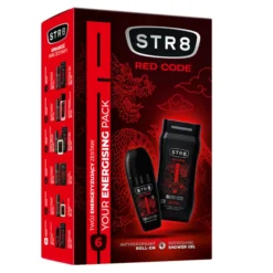 STR8 Red Code antyperspirant roll-on 50 ml + żel pod prysznic 250 ml